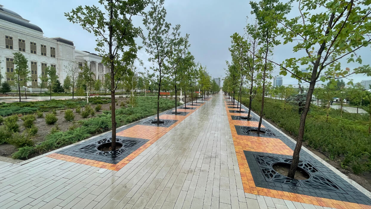 Приствольная решетка для дерева ZKING CRUST 1.2х1.2м Черная в Наро-Фоминске фото