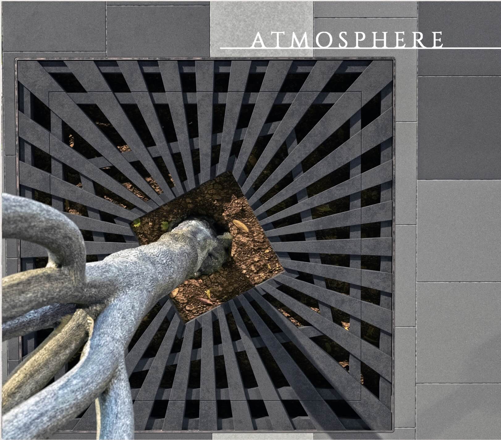 Приствольная решетка для дерева ZKING ATMOSPHERE 1.2х1.2м Черная в Наро-Фоминске фото