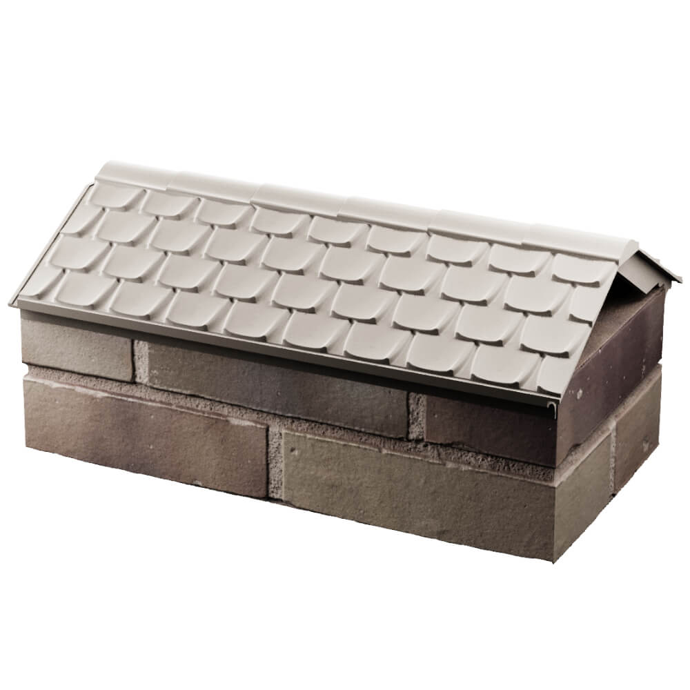 Парапет Zking Эльбрус Бежевый с посадкой на 1 кирпич (255мм) в Наро-Фоминске фото