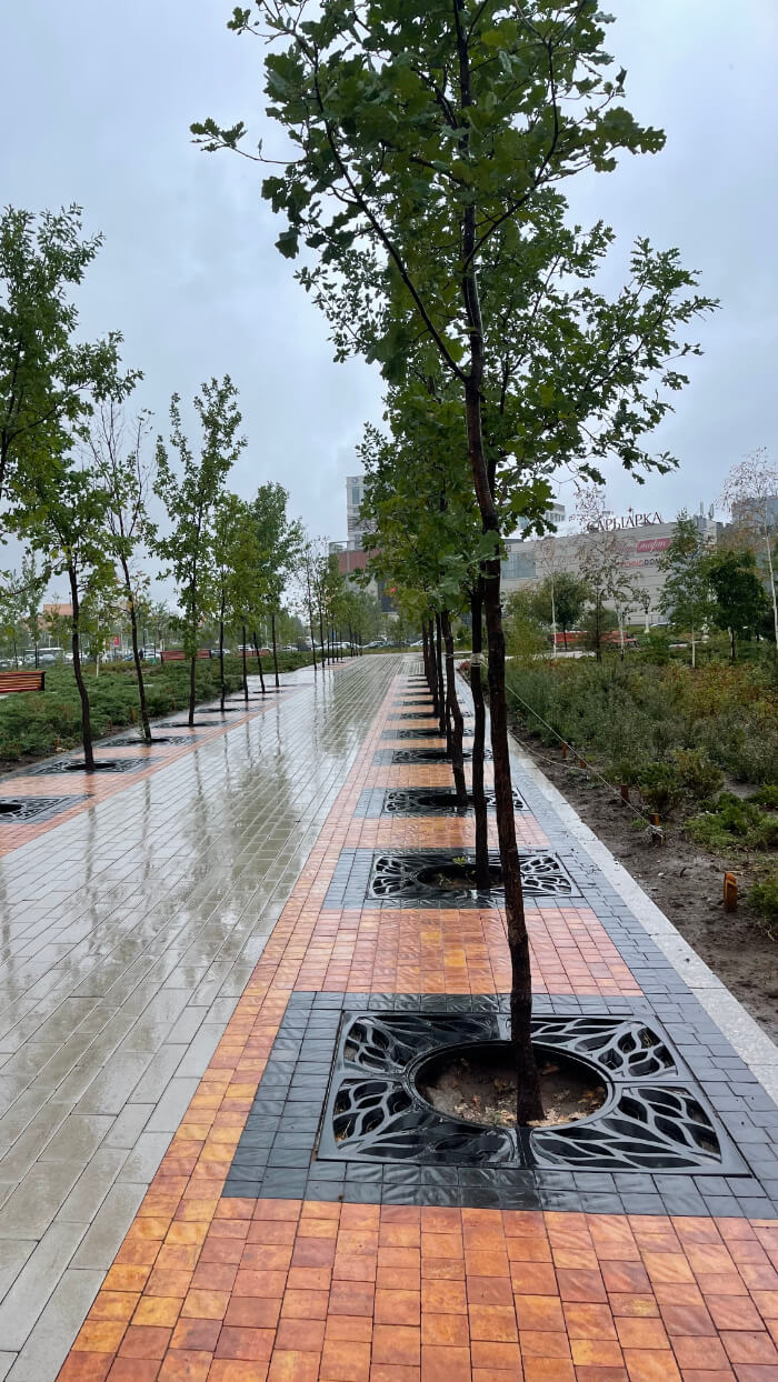 Приствольная решетка для дерева ZKING CRUST 1.2х1.2м Черная в Наро-Фоминске фото