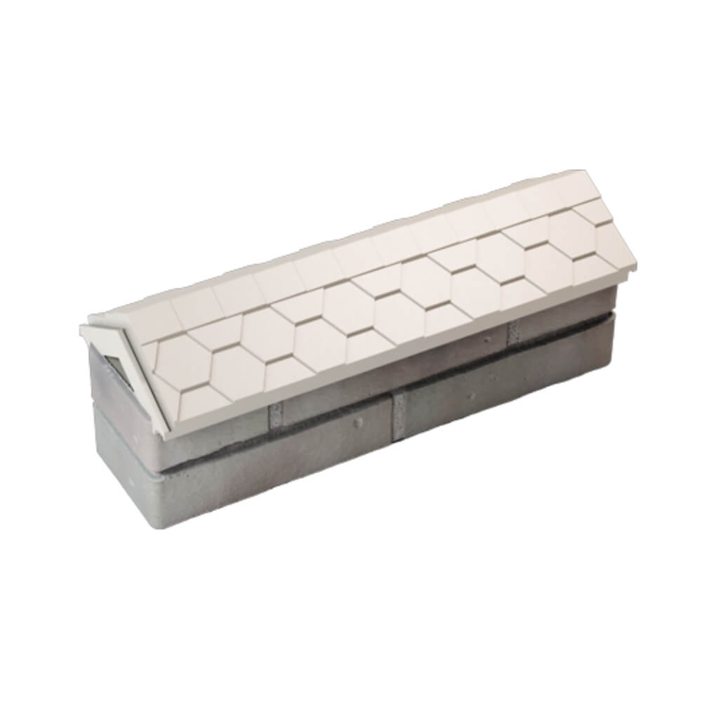 Парапет Zking Эверест Бежевый с посадкой на 0.5 кирпича (130мм) в Наро-Фоминске фото