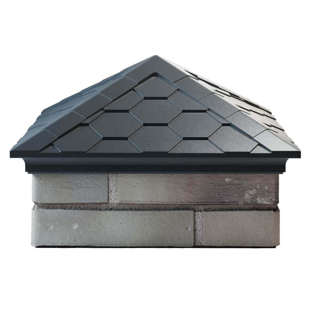 Колпак Zking Эверест Серый на столб 1.5х1.5 кирпича (390х390мм) Наро-Фоминск фото