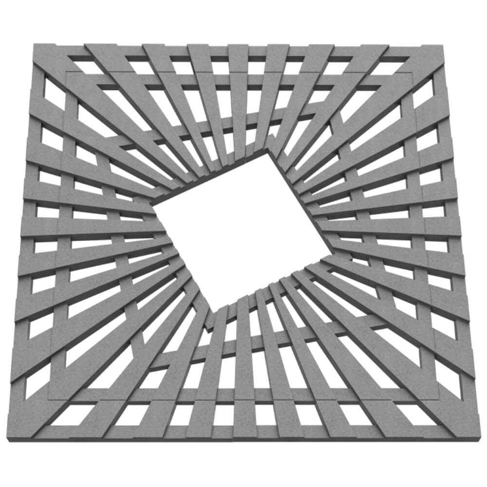 Приствольная решетка для дерева ZKING ATMOSPHERE 1.2х1.2м Серая в Наро-Фоминске фото