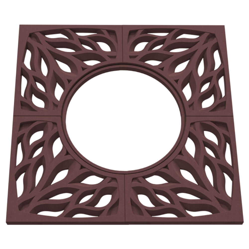 Приствольная решетка для дерева ZKING CRUST 1.2х1.2м Коричневая в Наро-Фоминске фото