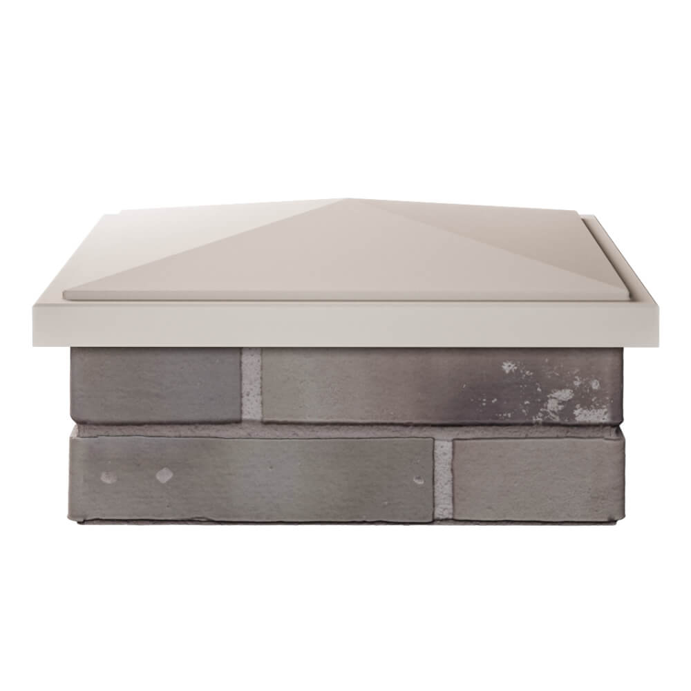 Колпак Zking БонаМоно Бежевый на столб 1.5х1.5 кирпича (385х385, 400х400мм) Наро-Фоминск фото