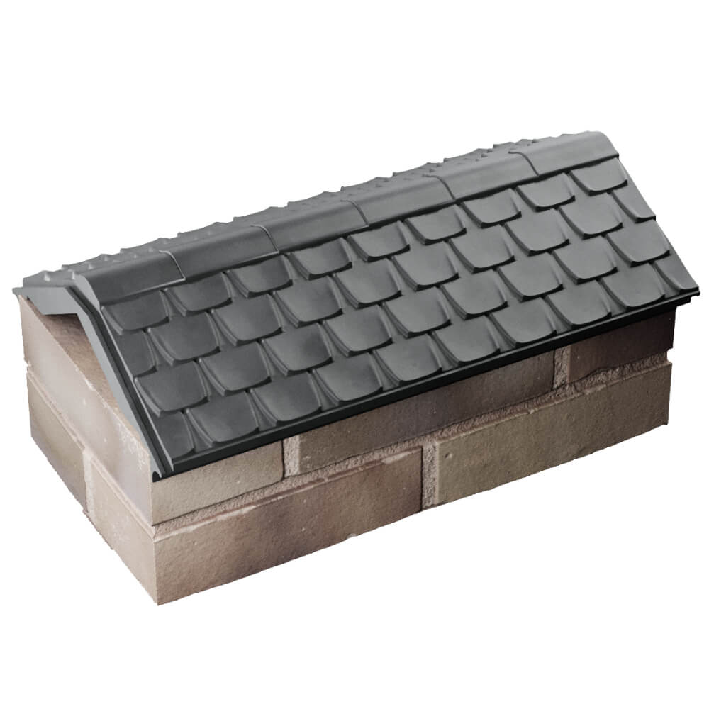 Парапет Zking Эльбрус Серый с посадкой на 1 кирпич (255мм) в Наро-Фоминске фото