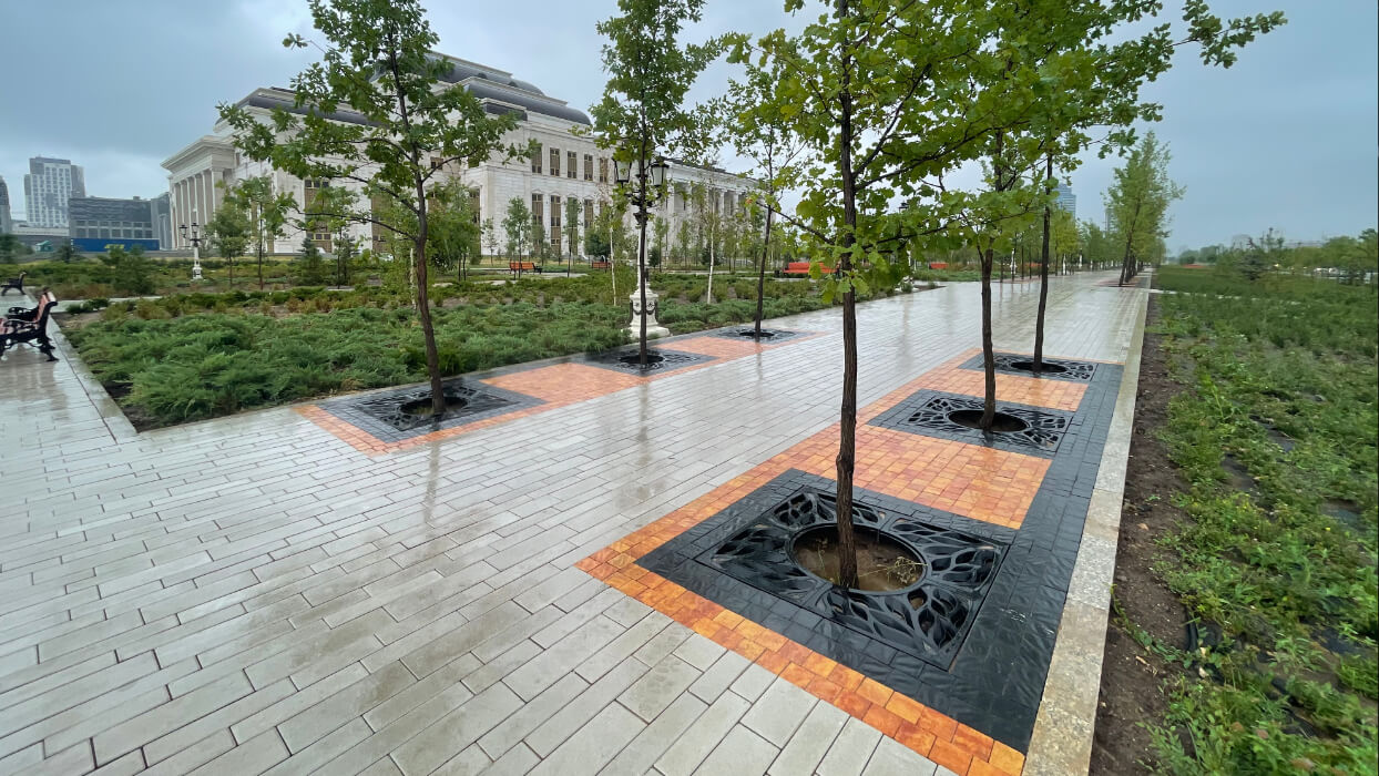 Приствольная решетка для дерева ZKING CRUST 1.2х1.2м Черная в Наро-Фоминске фото