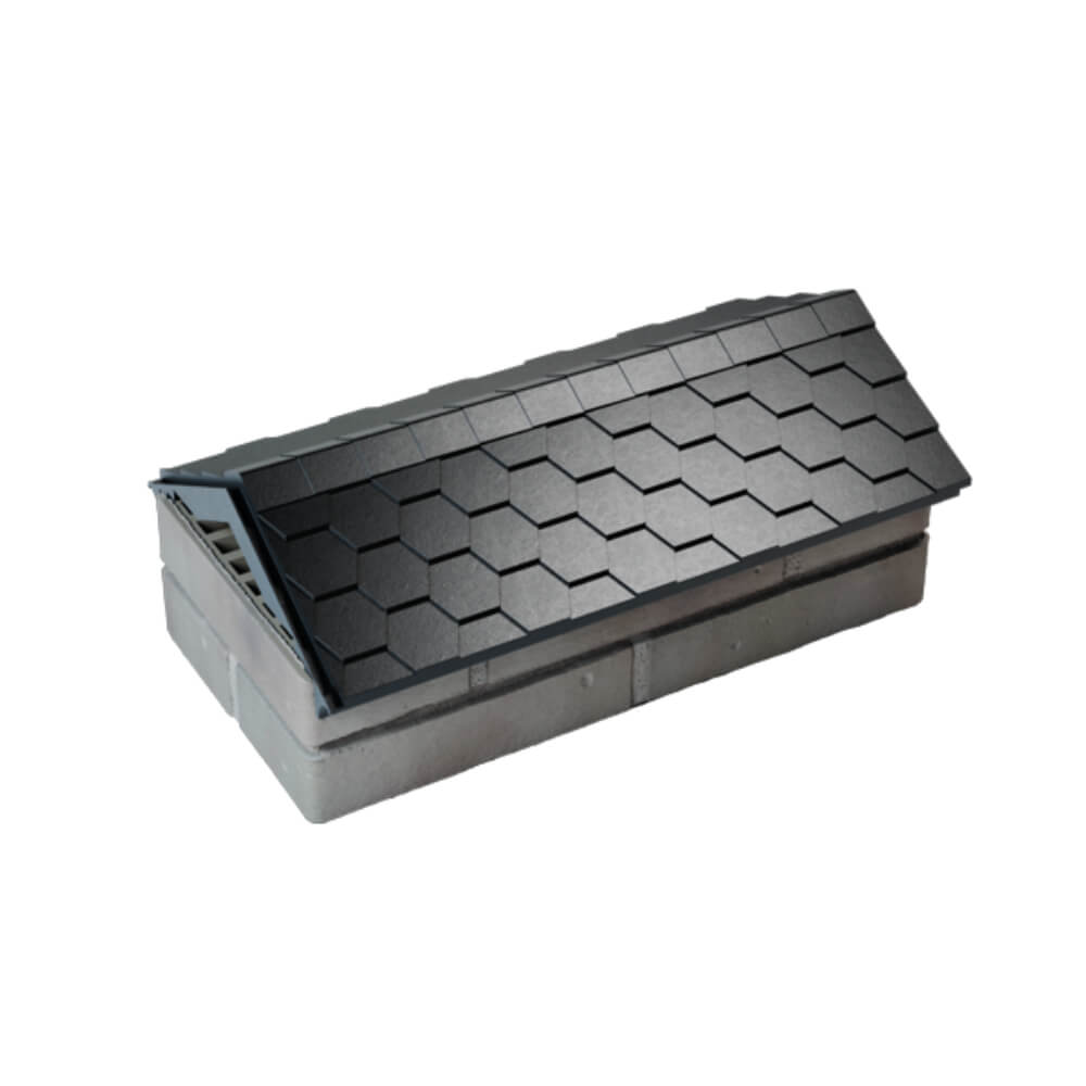 Парапет Zking Эверест Черный с посадкой на 1 кирпич (200/225/255мм) в Наро-Фоминске фото