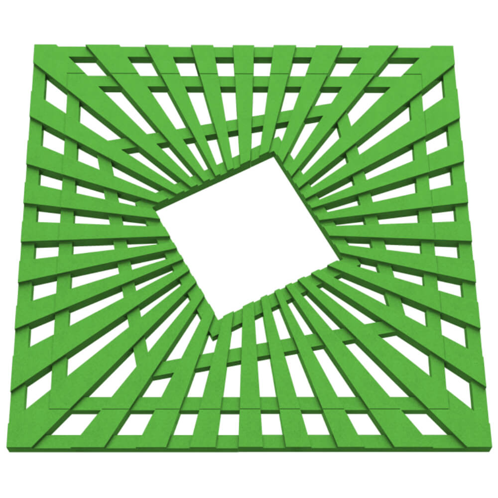 Приствольная решетка для дерева ZKING ATMOSPHERE 1.2х1.2м Зеленая в Наро-Фоминске фото