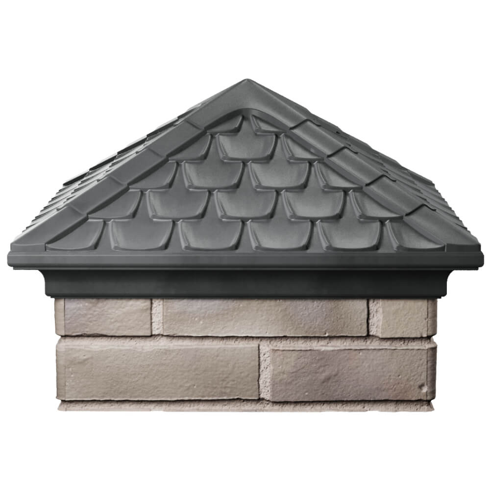 Колпак Zking Эльбрус Серый на столб 1.5х1.5 кирпича (385х385мм) Наро-Фоминск фото