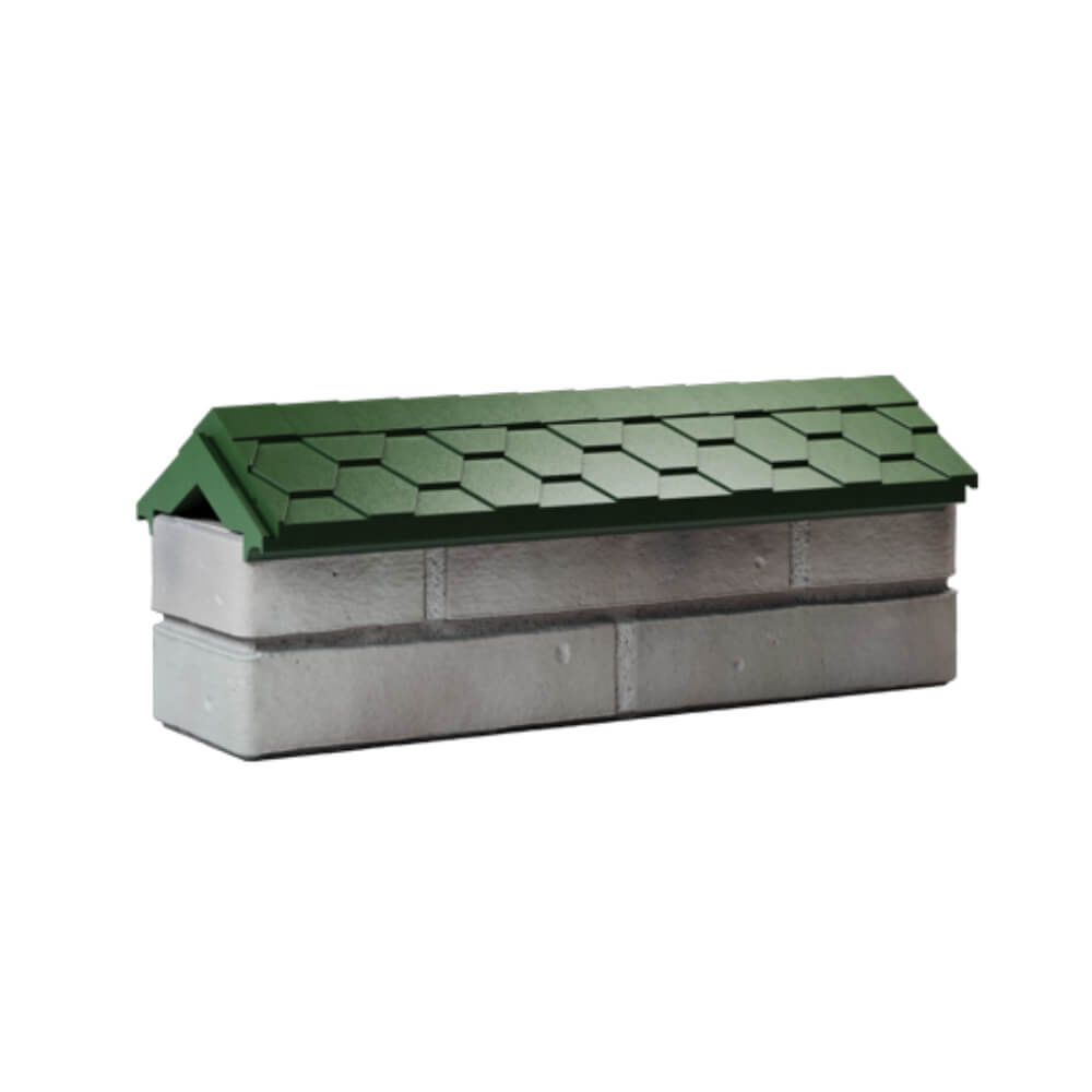 Парапет Zking Эверест Зеленый с посадкой на 0.5 кирпича (130мм) Наро-Фоминск фото