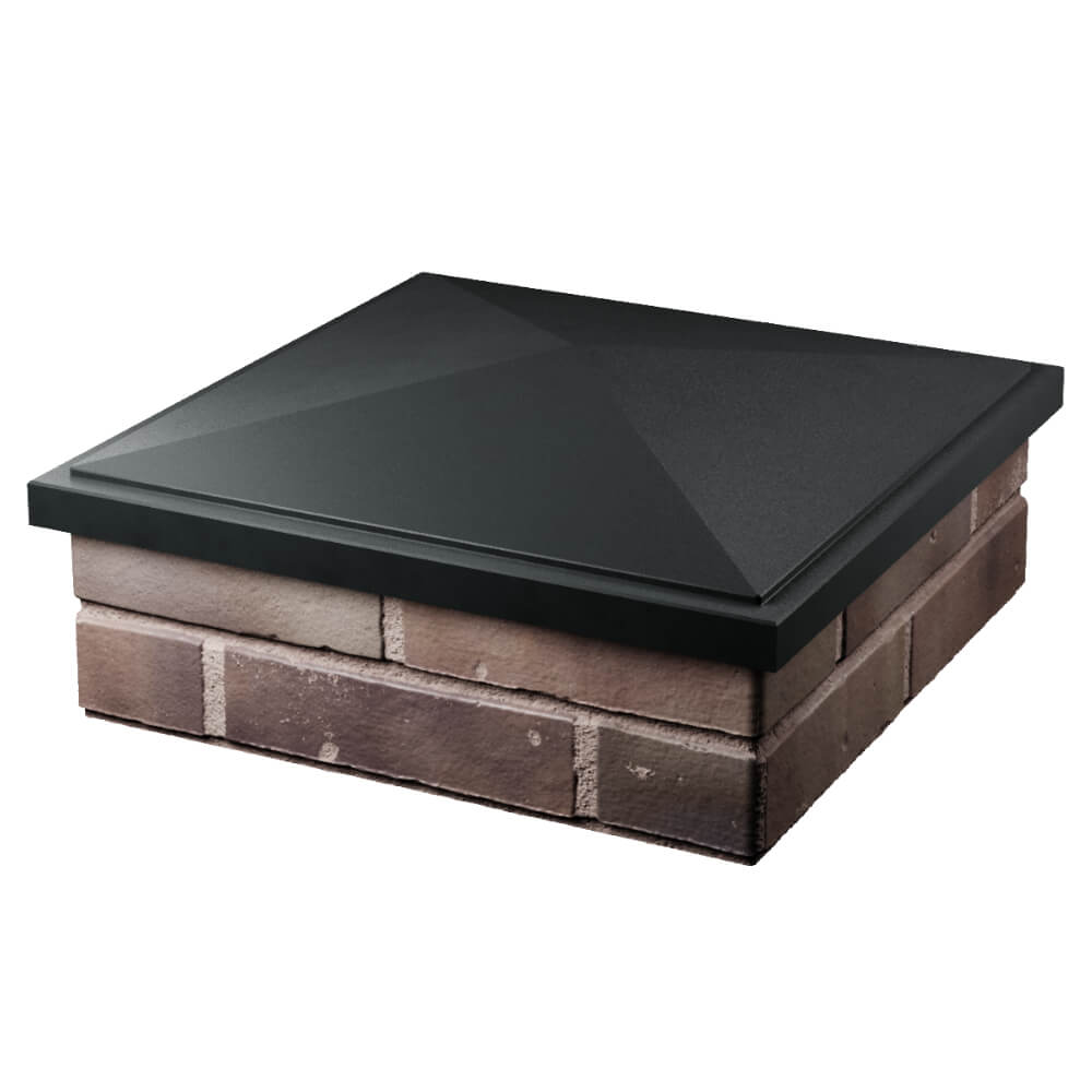 Колпак Zking БонаМоно Черный на столб 2х2 кирпича (515х515, 530х530мм) в Наро-Фоминске фото