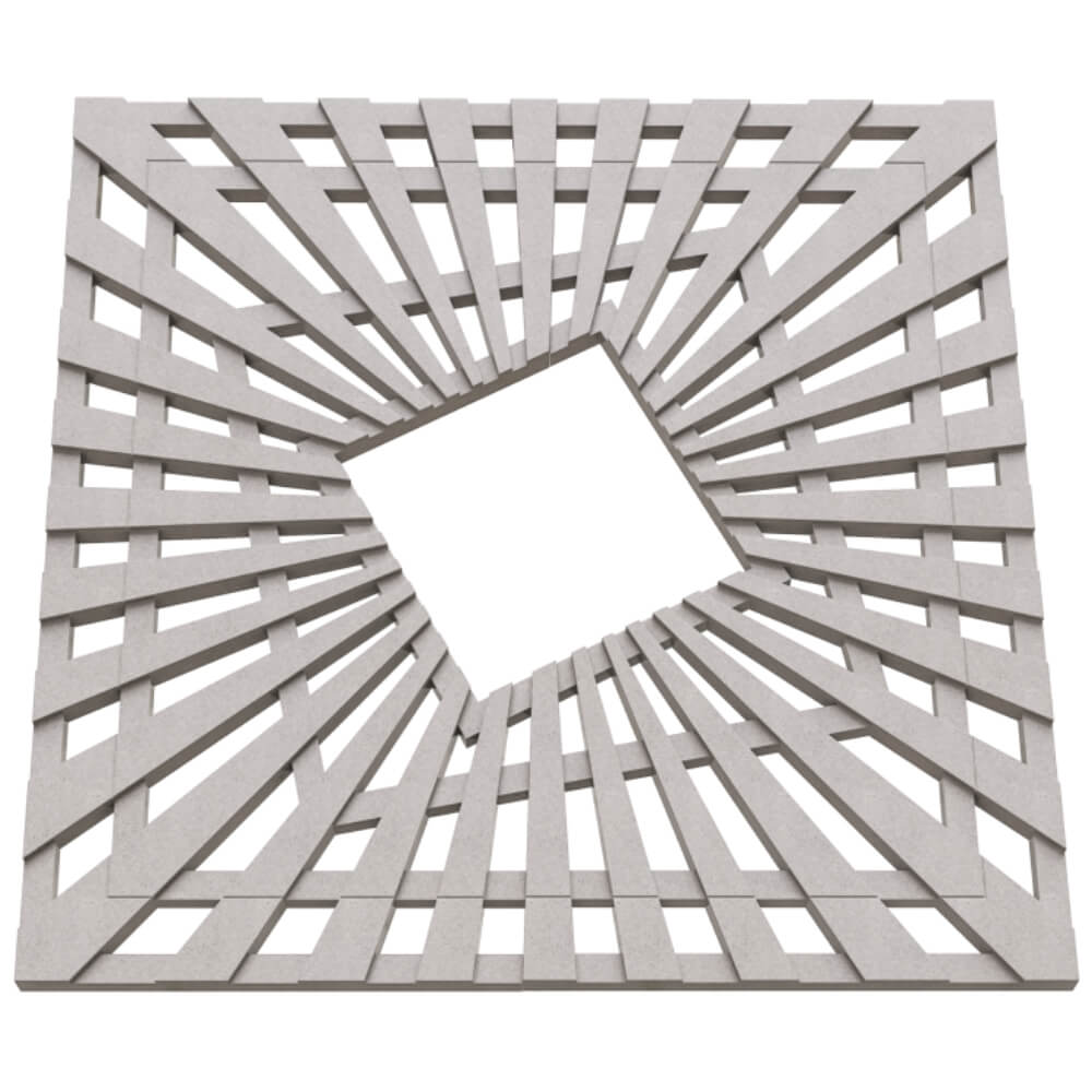 Приствольная решетка для дерева ZKING ATMOSPHERE 1.2х1.2м Бежевая в Наро-Фоминске фото