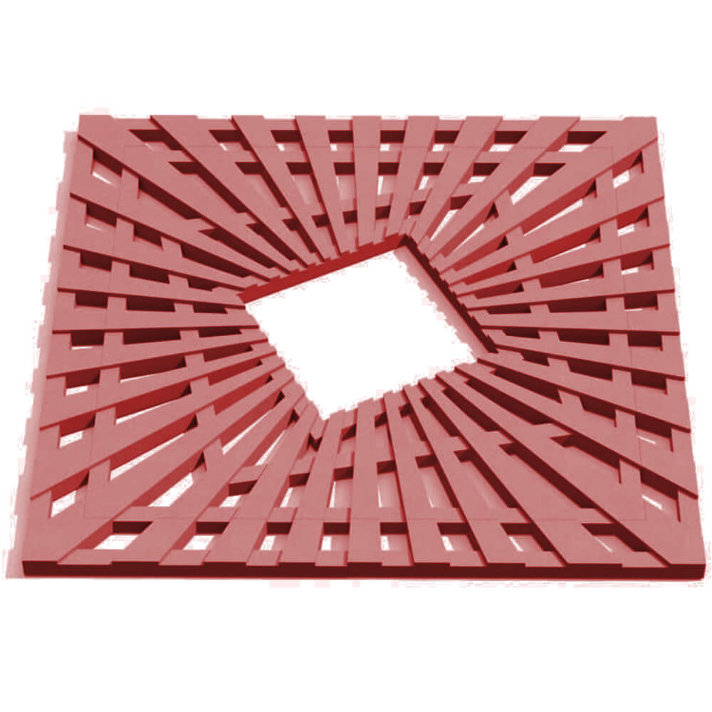 Приствольная решетка для дерева ZKING ATMOSPHERE 1.2х1.2м Красная Наро-Фоминск фото