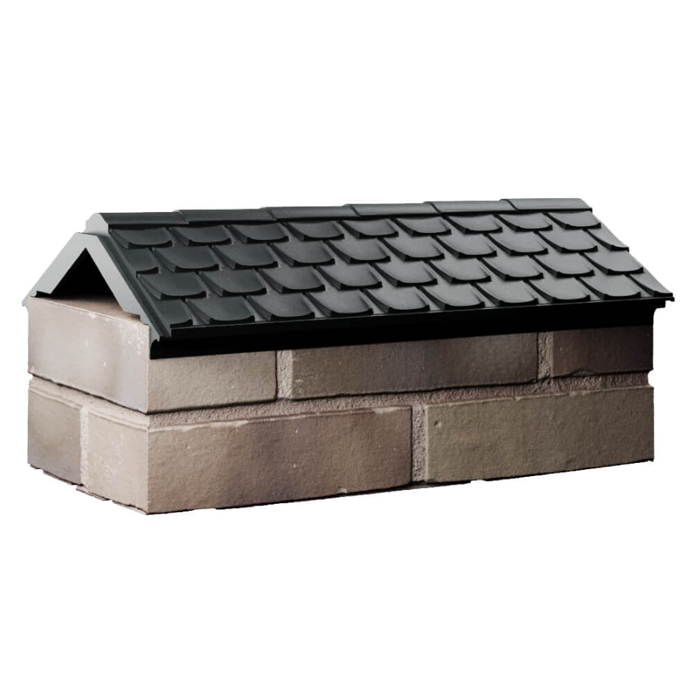 Парапет Zking Эльбрус Черный с посадкой на 1 кирпич (255мм) Наро-Фоминск фото