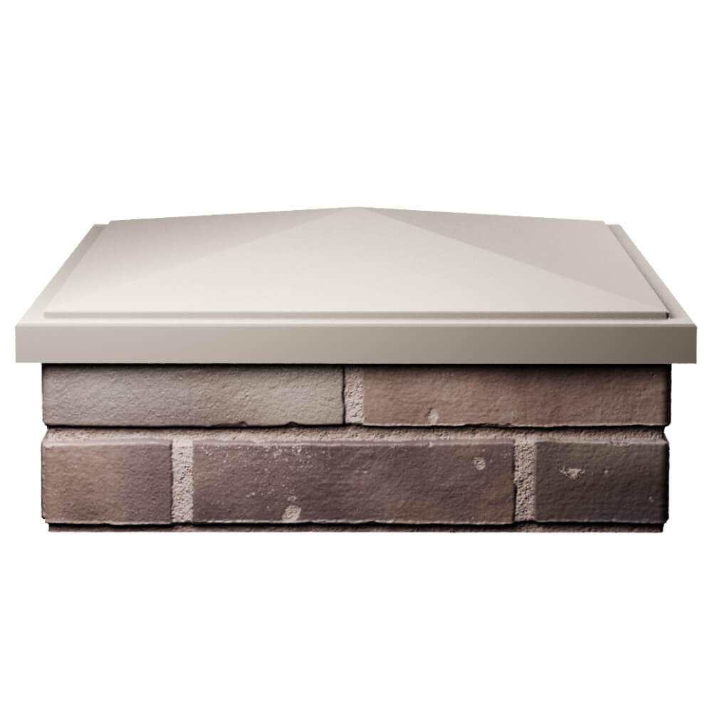 Колпак Zking БонаМоно Бежевый на столб 2х2 кирпича (515х515, 530х530мм) Наро-Фоминск фото