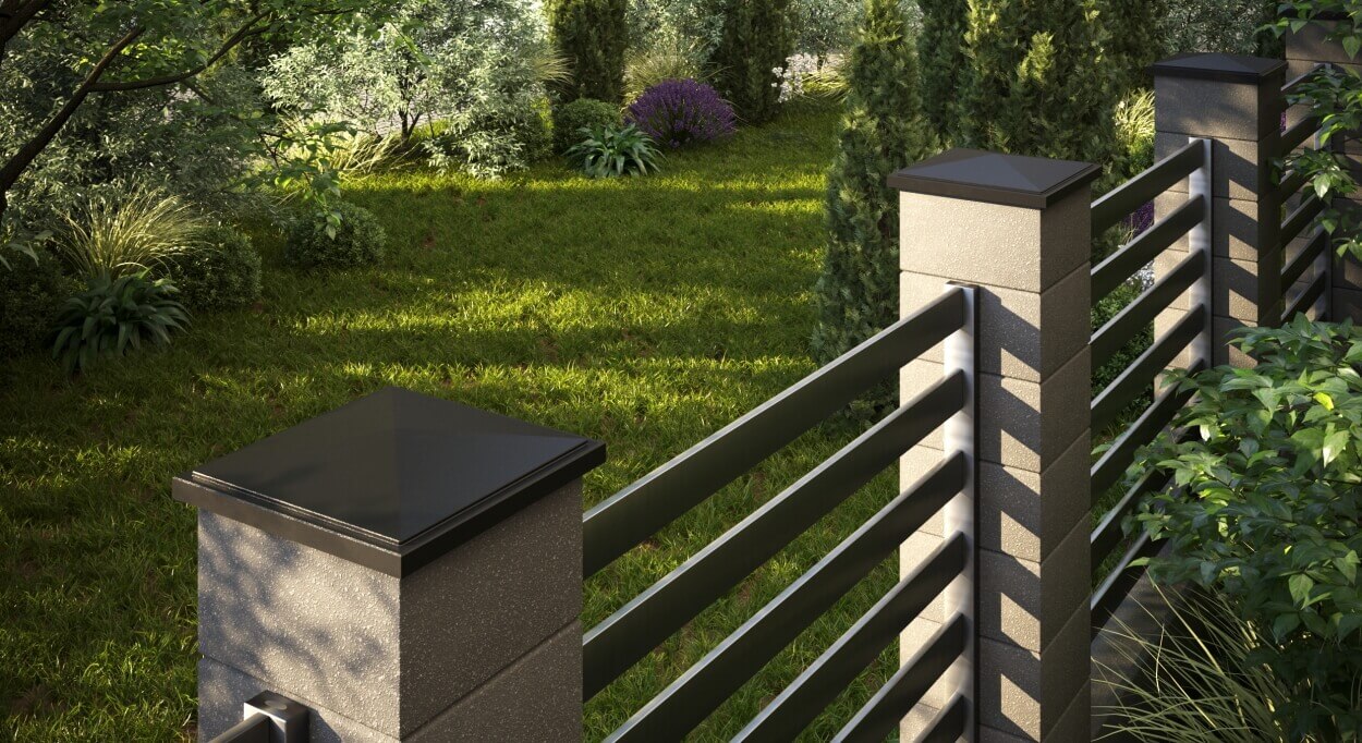 Колпак Zking БонаМоно Коричневый на столб 1.5х1.5 кирпича (385х385, 400х400мм) в Наро-Фоминске фото