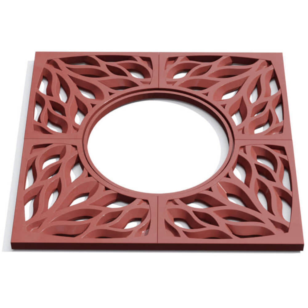 Приствольная решетка для дерева ZKING CRUST 1.2х1.2м Красная Наро-Фоминск фото