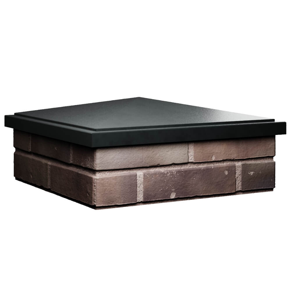 Колпак Zking БонаМоно Черный на столб 2х2 кирпича (515х515, 530х530мм) в Наро-Фоминске фото