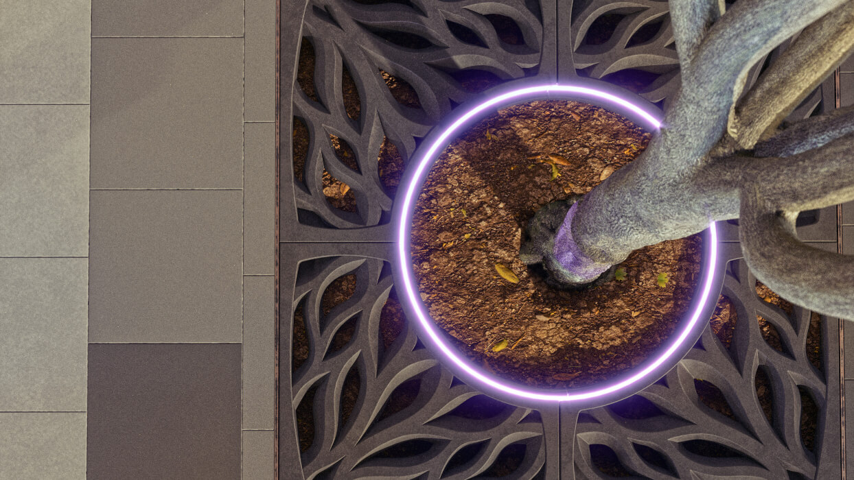 Приствольная решетка для дерева ZKING CRUST 1.2х1.2м Черная в Наро-Фоминске фото