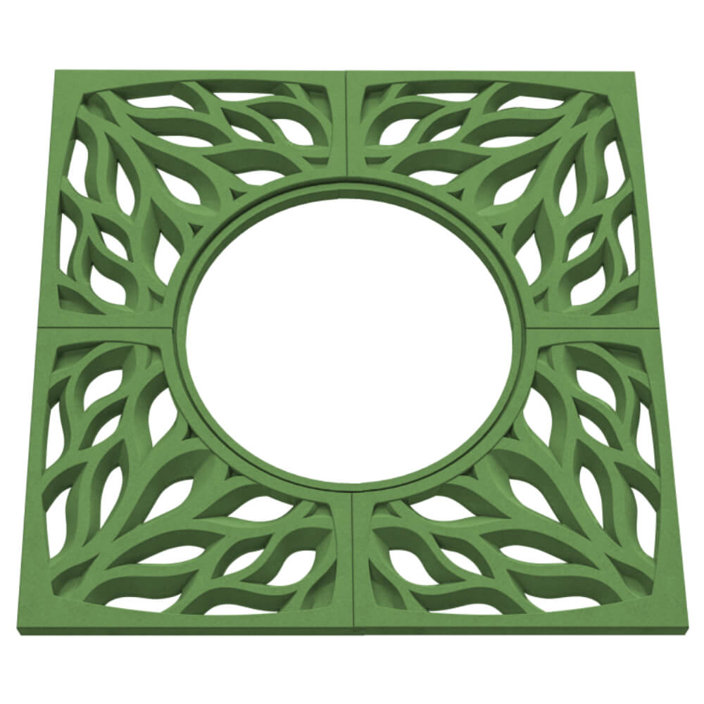 Приствольная решетка для дерева ZKING CRUST 1.2х1.2м Зеленая в Наро-Фоминске фото