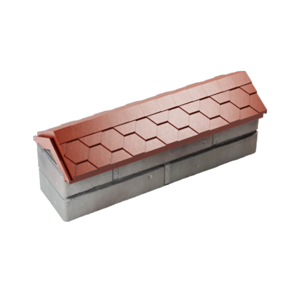 Парапет Zking Эверест Красный с посадкой на 0.5 кирпича (130мм) в Наро-Фоминске фото