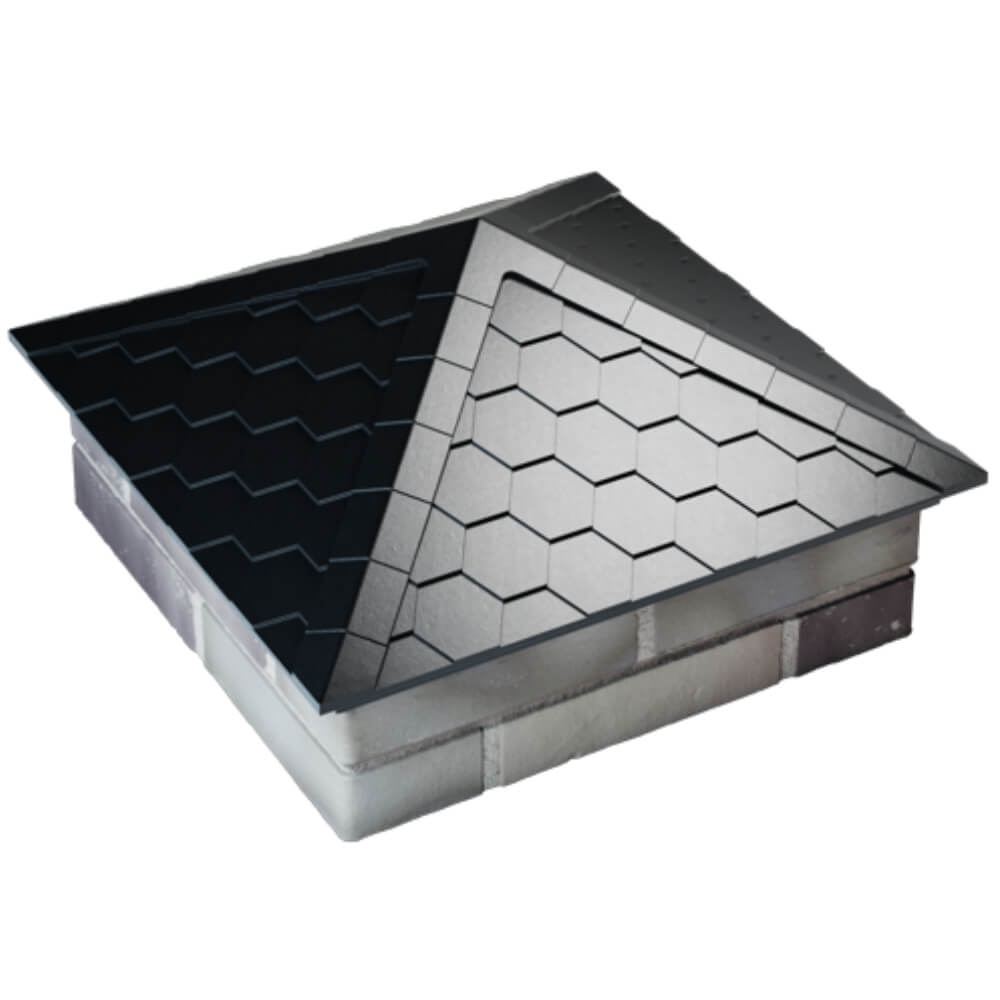 Колпак Zking Эверест Черный на столб 2х2 кирпича (535х535мм) Наро-Фоминск фото