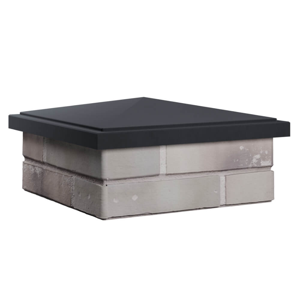 Колпак Zking БонаМоно Серый на столб 1.5х1.5 кирпича (385х385, 400х400мм) в Наро-Фоминске фото