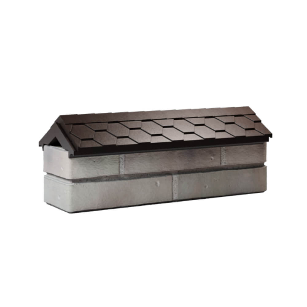 Парапет Zking Эверест Коричневый с посадкой на 0.5 кирпича (130мм) Наро-Фоминск фото