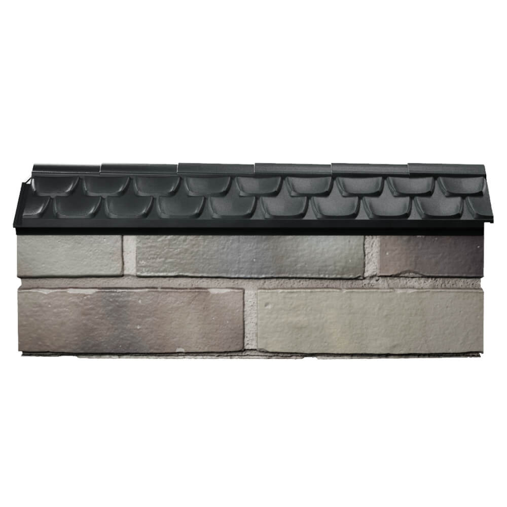 Парапет Zking Эльбрус Черный с посадкой на 0.5 кирпича (130мм) в Наро-Фоминске фото