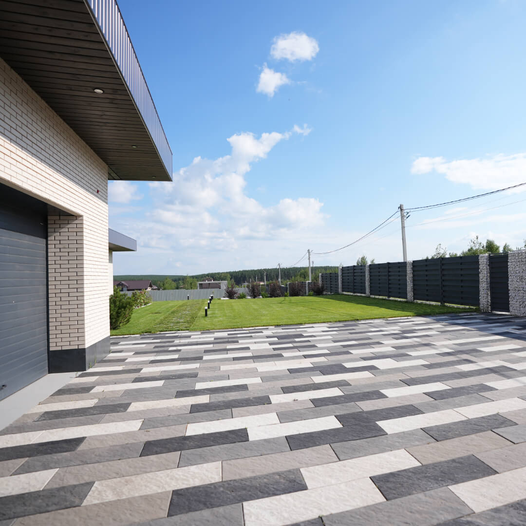 Шаговая плита STONE Светлая Галька 990х330х55мм в Наро-Фоминске фото